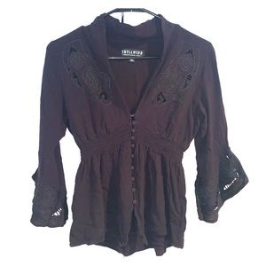 Black Idyllwind blouse
